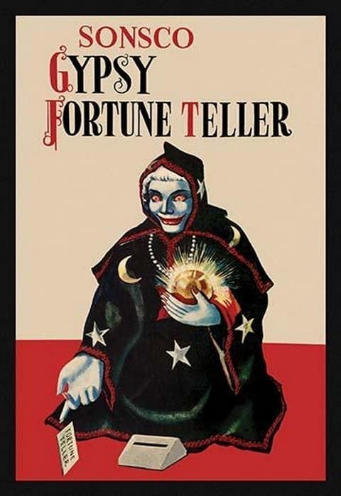 Gypsy Fortune Teller Bank - Art Print