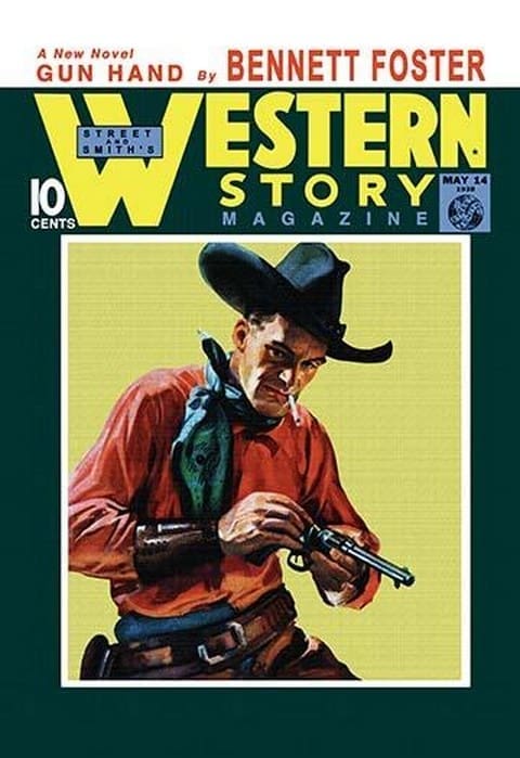 Western Story Magazine: Gun Hand - Art Print