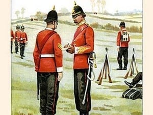 43rd Oxfordshire Light Infantry by Walter Richards - Art Print