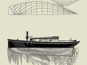 The C.B. Sloop Gleam by Charles P. Kunhardt - Art Print
