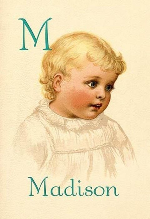 M for Madison by Ida Waugh - Art Print