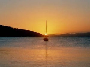 Sunset on the Bay by Jason Pierce - Art Print