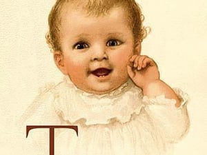 Baby Face T by Ida Waugh - Art Print