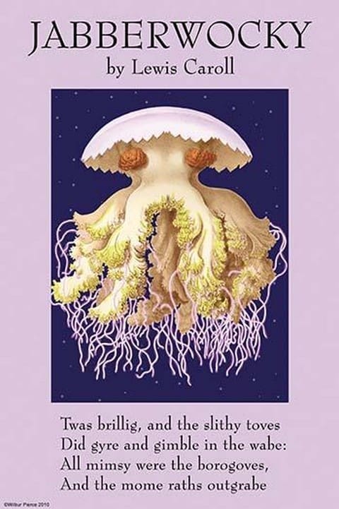 Jabberwocky by Lewis Carroll - Art Print