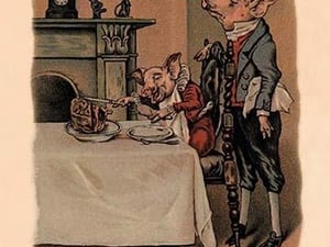 Dinner Pig - Art Print