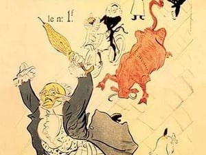 La Vache Enragee (Roughing It) by Henri de Toulouse-Lautrec - Art Print
