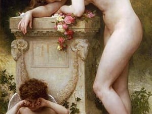 Elegy by William Bouguereau - Art Print