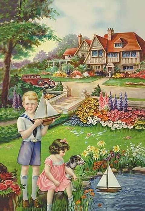 A Summer Day in Aberdeen - Art Print