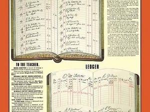 Book Keeping by R.O. Evans - Art Print