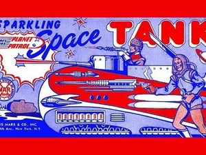 Planet Patrol Sparkling Space Tank - Art Print