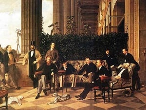 The Circle of the Rue Royale by James Tissot - Art Print