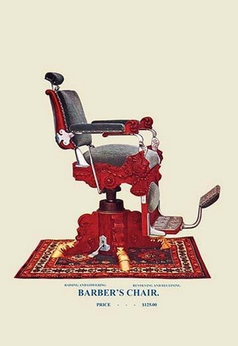 Hydraulic Barber's Chair #97 - Art Print