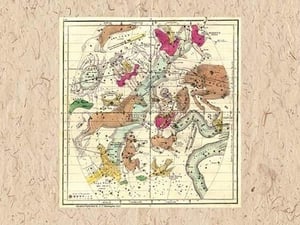 Constellations Including Orion by W. G. Evans - Art Print
