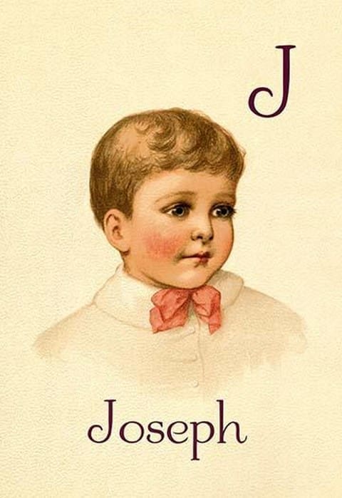 J for Joseph by Ida Waugh - Art Print