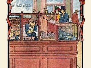The Jeweler by H.O. Kennedy - Art Print