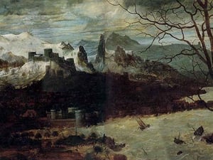 Beginning of Spring - Detail - by Pieter the Elder Brueghel #6 - Art Print