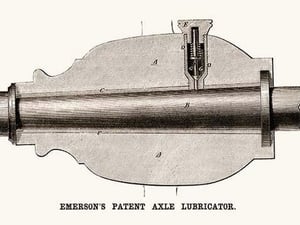 Emerson's Patent Axle Lubricator - Art Print