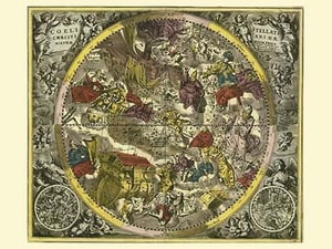 Coelistellati Christianina by Andreas Cellarius - Art Print