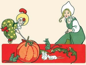 Cindrella's Fairy Godmother by David Brett - Art Print