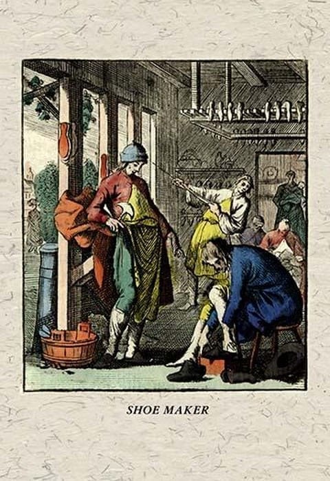 Shoe Maker by J. A. C. Lohr - Art Print