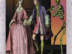 Death Comes to a Couple - Art Print