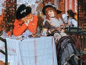 Breakfast by James Tissot - Art Print