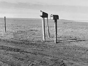 The Rolling lands by Dorothea Lange - Art Print