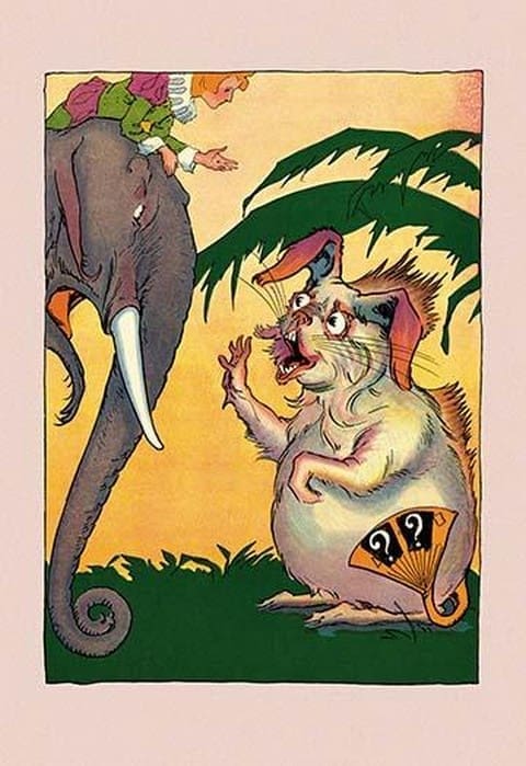 Cottabus and Kabumpo by John R. Neill - Art Print