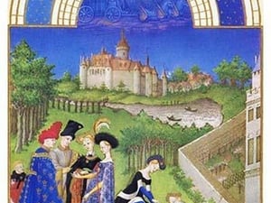 Le Tres Riches Heures du Duc de Berry - April by Paul