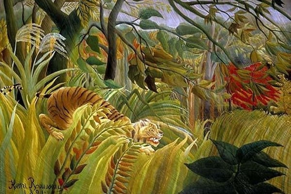 Surprise by Henri Rousseau - Art Print