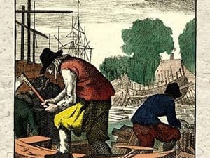 Ship Wrights by J. A. C. Lohr - Art Print