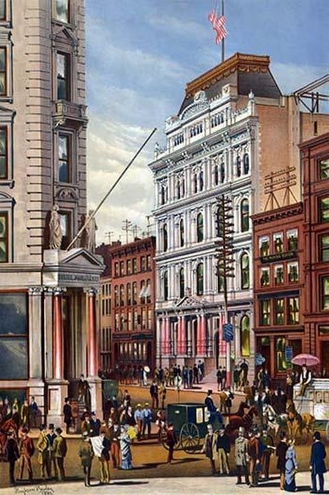 New York Stock Exchange by Charles Hart - Art Print