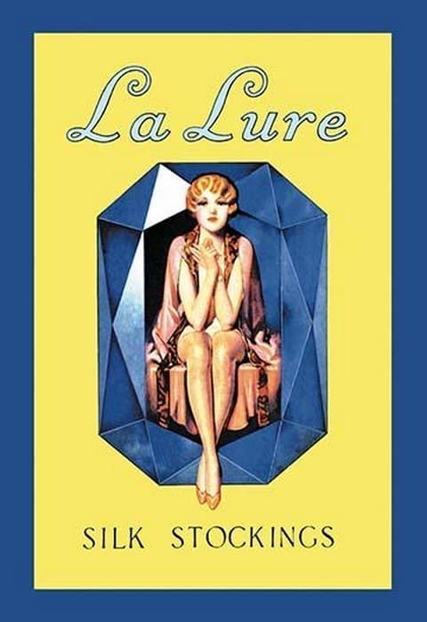 La Lure Silk Stockings - Art Print