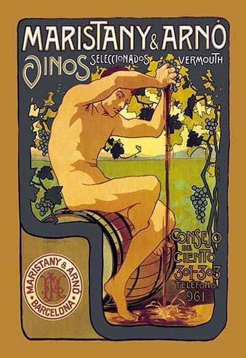 Maristany & Arno Vinos by Joan Llaverias - Art Print