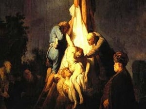 Crucifixion by Rembrandt Van Rijn - Art Print