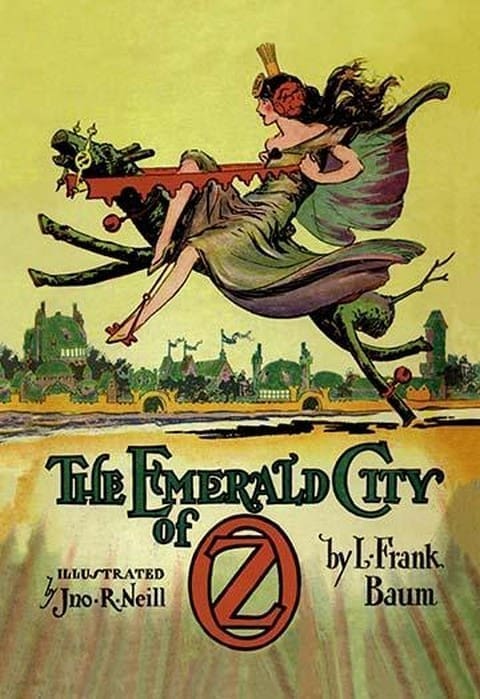 The Emerald City of Oz by John R. Neill - Art Print