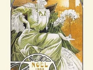 Noel 1903 by Alphonse Mucha - Art Print