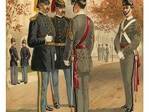 Panache At Usma - 1888 - Fully Coiffured At The Point By Henry Alexander Ogden - Art Print