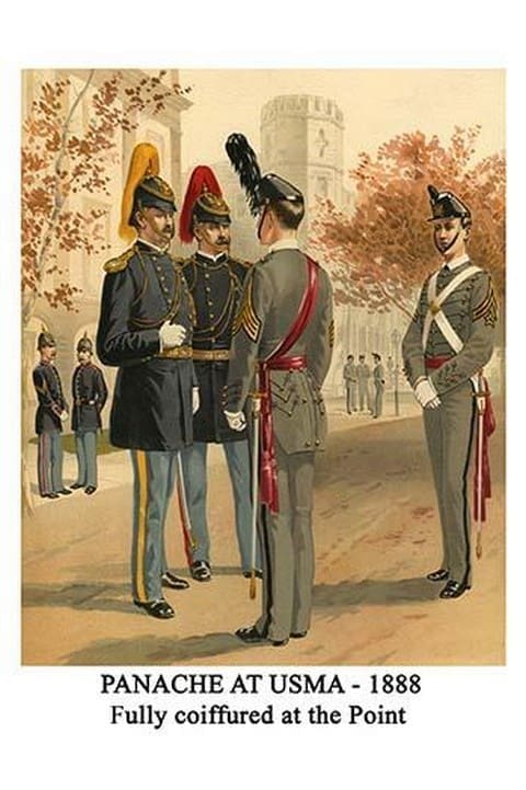 Panache At Usma - 1888 - Fully Coiffured At The Point By Henry Alexander Ogden - Art Print