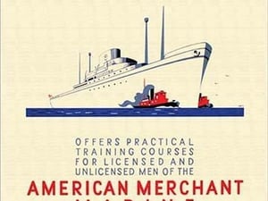 American Merchant Marine by Richard Halls - Art Print