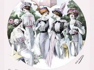 Album Blouses Nouvelles: Five Springtime Fashions by Atelier Bachroitz - Art Print