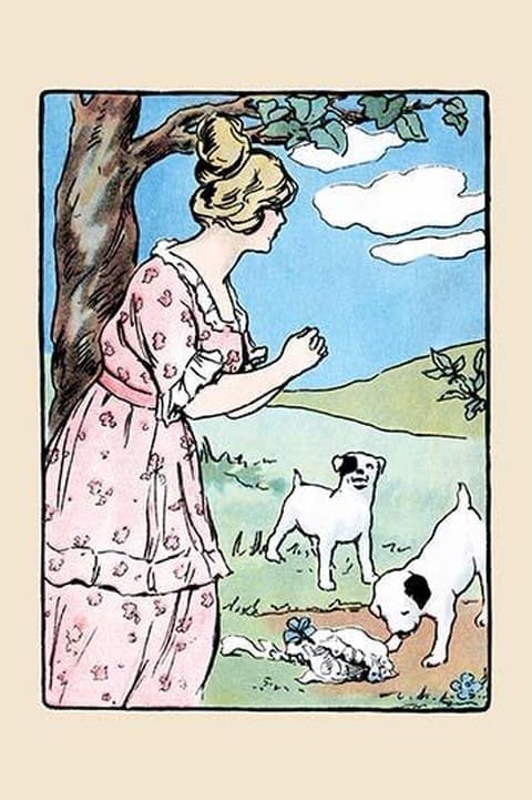 The Baby's Bonnet by Julia Dyar Hardy - Art Print