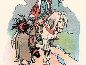 The Prince on His Way by John Hassall - Art Print