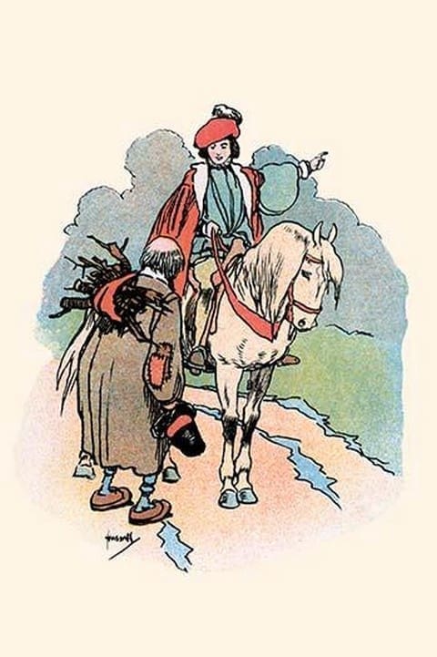 The Prince on His Way by John Hassall - Art Print