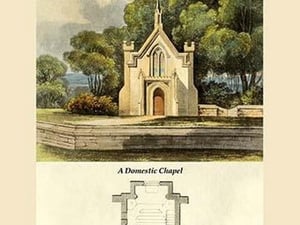 A Domestic Chapel by J. B. Papworth - Art Print
