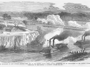 Admiral Porter Bombardment of Fort Hindman