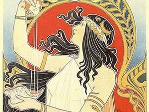 Bitter Oriental by Alphonse Mucha - Art Print