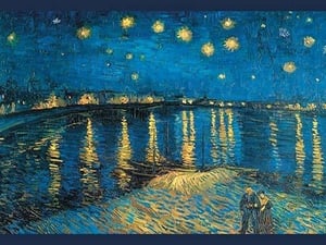 Night at the Rhone by Vincent van Gogh - Art Print