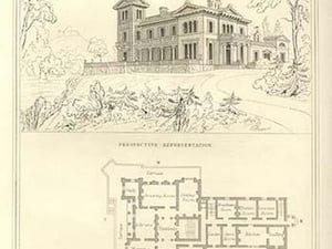 Anglo Italian Villa by Richard Brown - Art Print