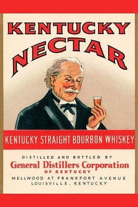 Kentucky Nectar Straight Bourbon Whiskey - Art Print